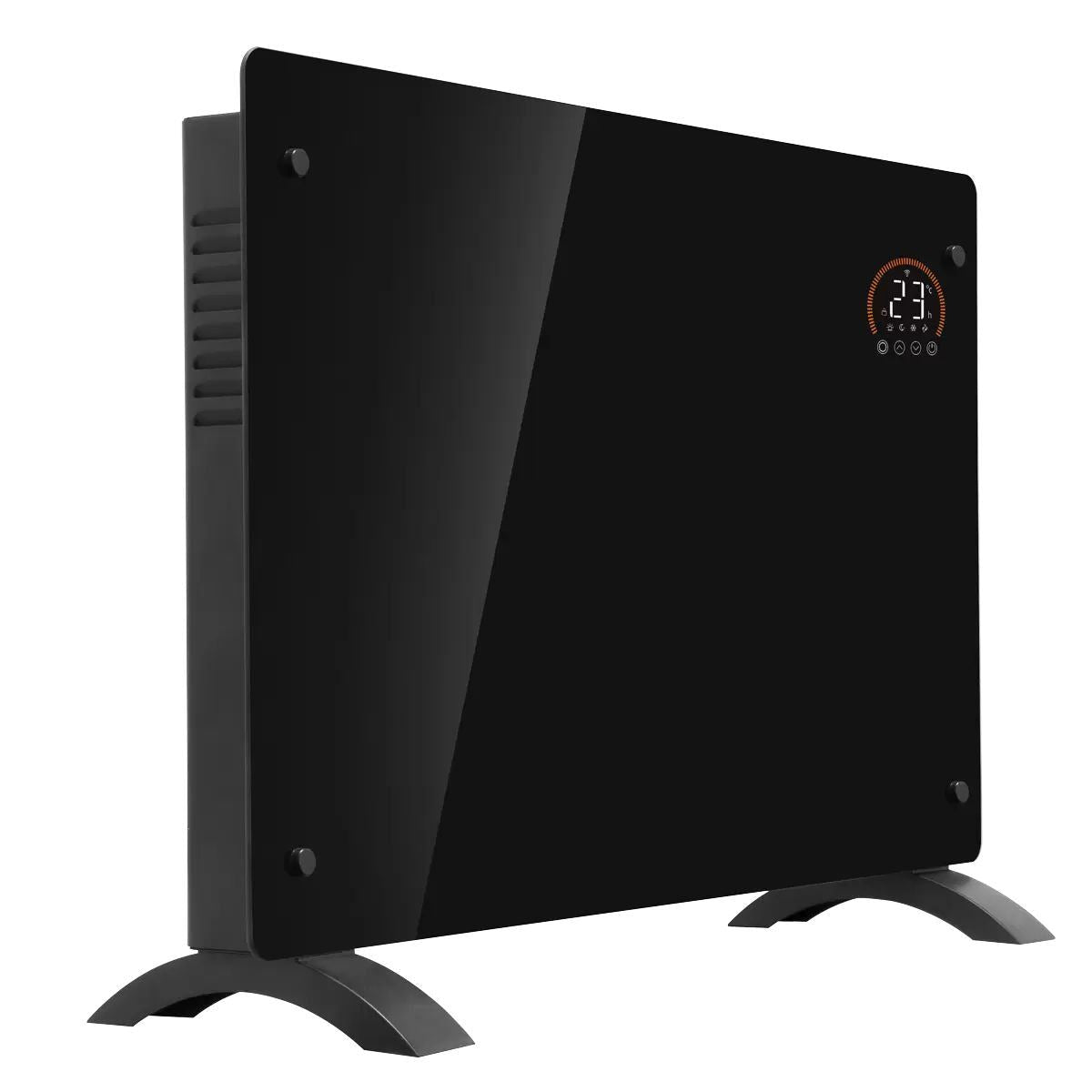 Sealey DH139 Baridi Electric Glass Panel Heater Black Remote Control & Wi-Fi 2000W