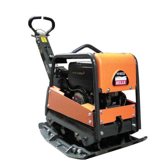 Belle 161.9.004 RPC 45/60D Hatz Diesel Reversible Plate Compactor Heavy-Duty for Construction
