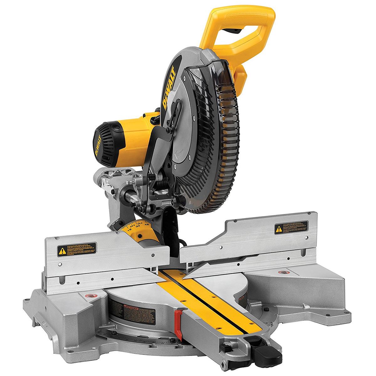 Dewalt DWS780 305mm XPS Sliding Compound Mitre Saw 110V with Folding Rolling Stand