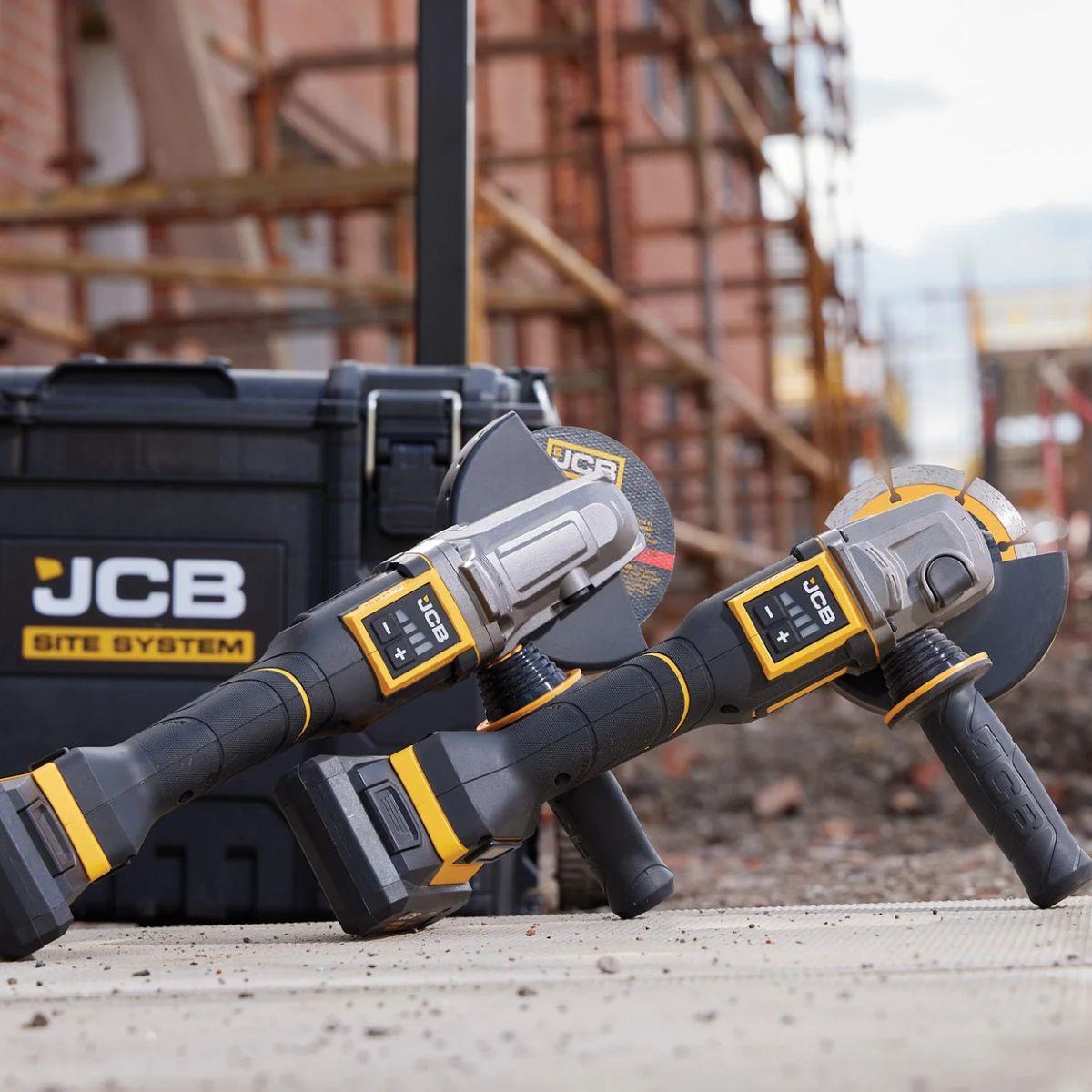 JCB-18PAG-115 18V Anti-Vibration Angle Grinder 115m with Paddle Switch Body Only