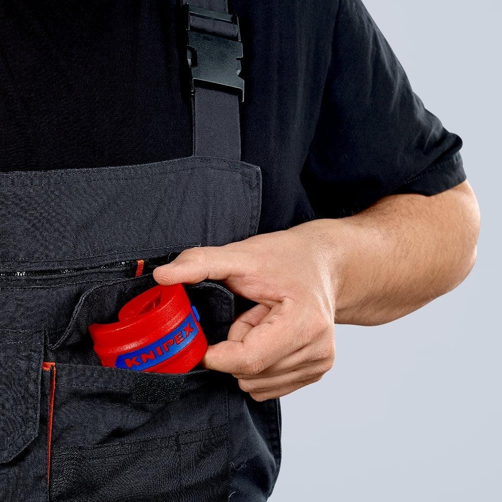 Knipex 72mm BiX Plastic Pipe Cutter & Sealing Sleeves 90 22 10 BK