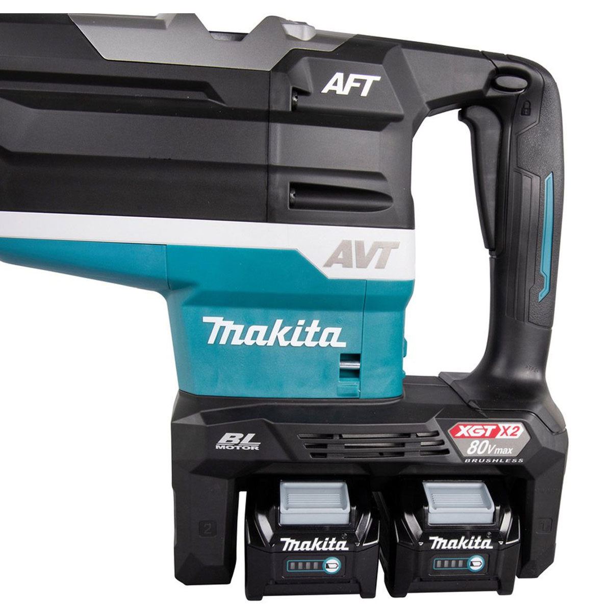 Makita HR006GD203 80V/40V XGT Brushless Demolition Hammer Drill With 2 x 2.5Ah Battery, Charger & Case