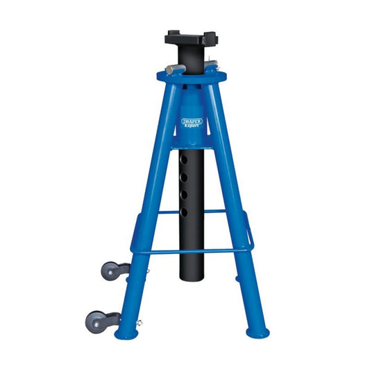 Draper ASHL10 High Level Axle Stand 10 Tonne Heavy Duty Support Stand for Vehicle Maintenance 20117