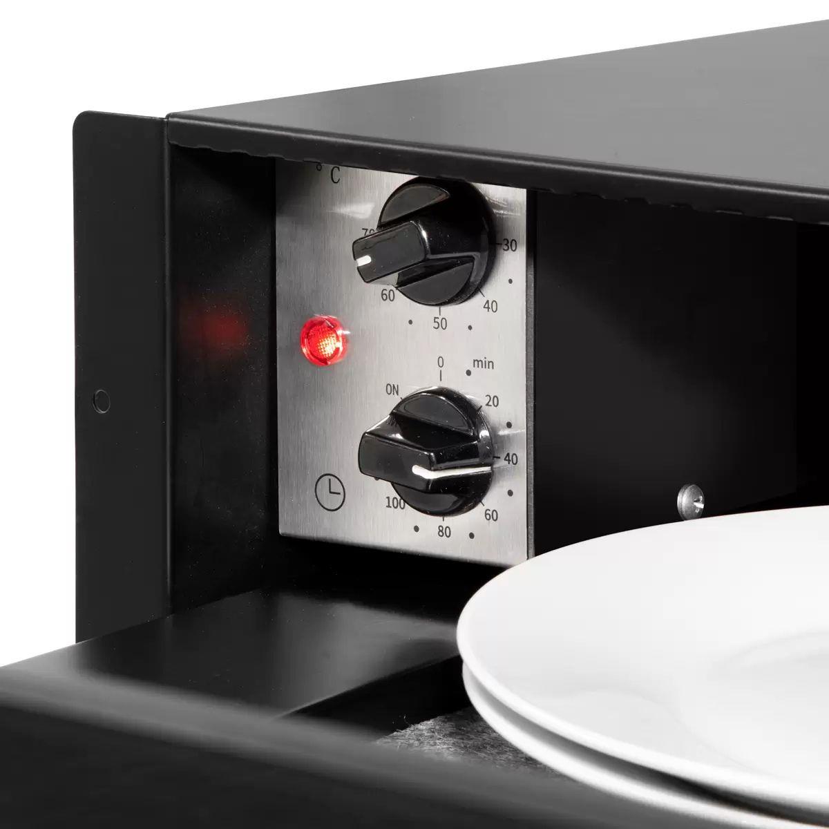 Sealey DH201 Baridi Integrated Warming Drawer 60cm Black 230V