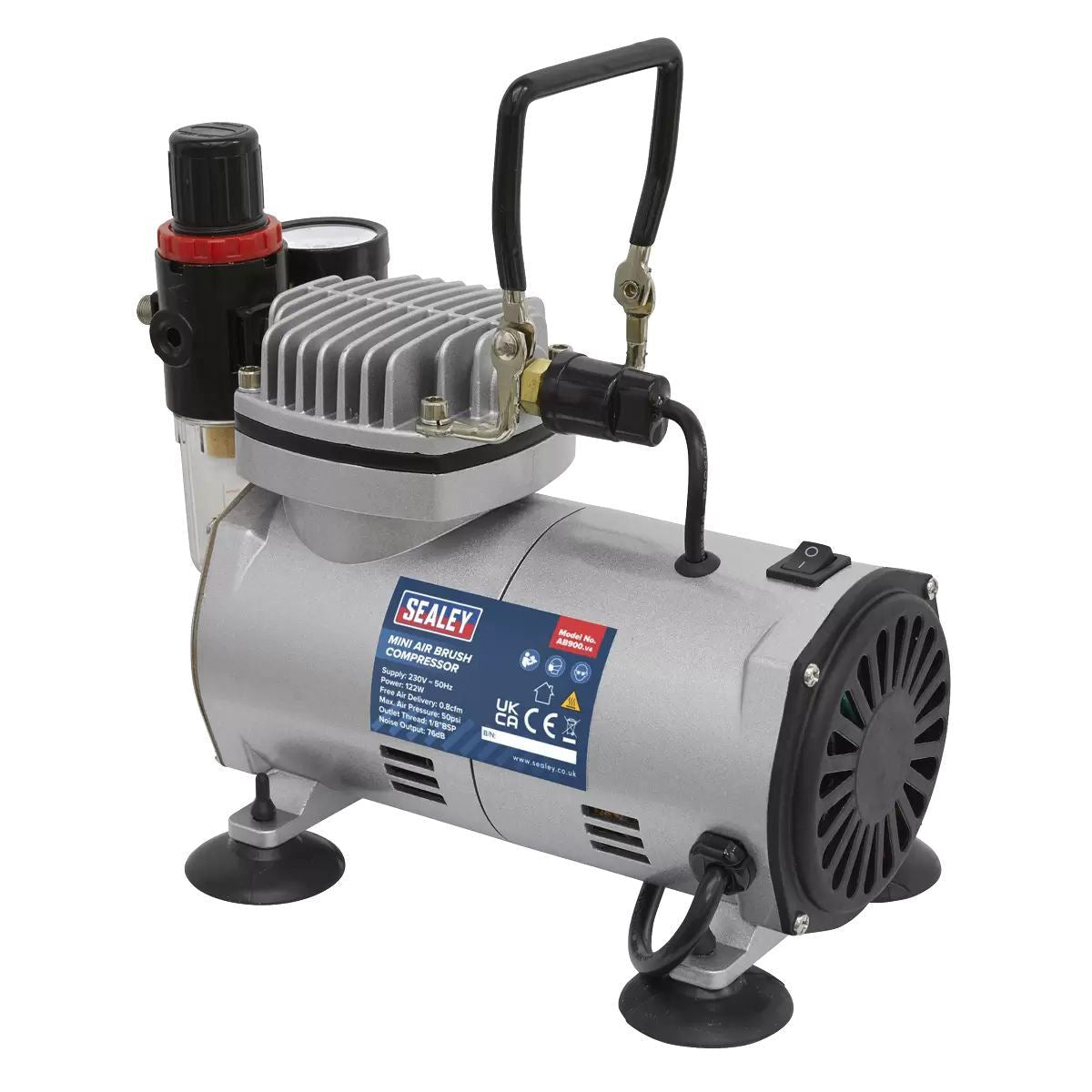 Sealey AB900 Mini Air Brush Compressor 230V/122W