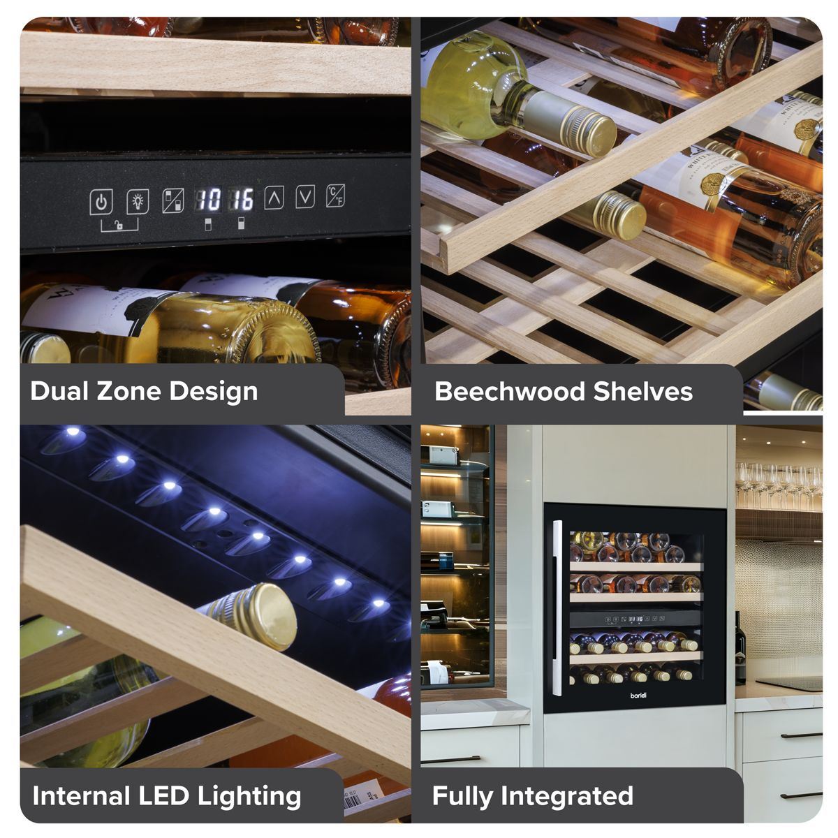 Sealey DH117 Baridi 36 Bottle Fridge & Cooler 60cm