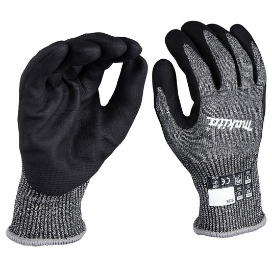 Makita P-84735 Advanced FitKnit Cut Level 7 Nitrile Coated Dipped Gloves Size X-Large