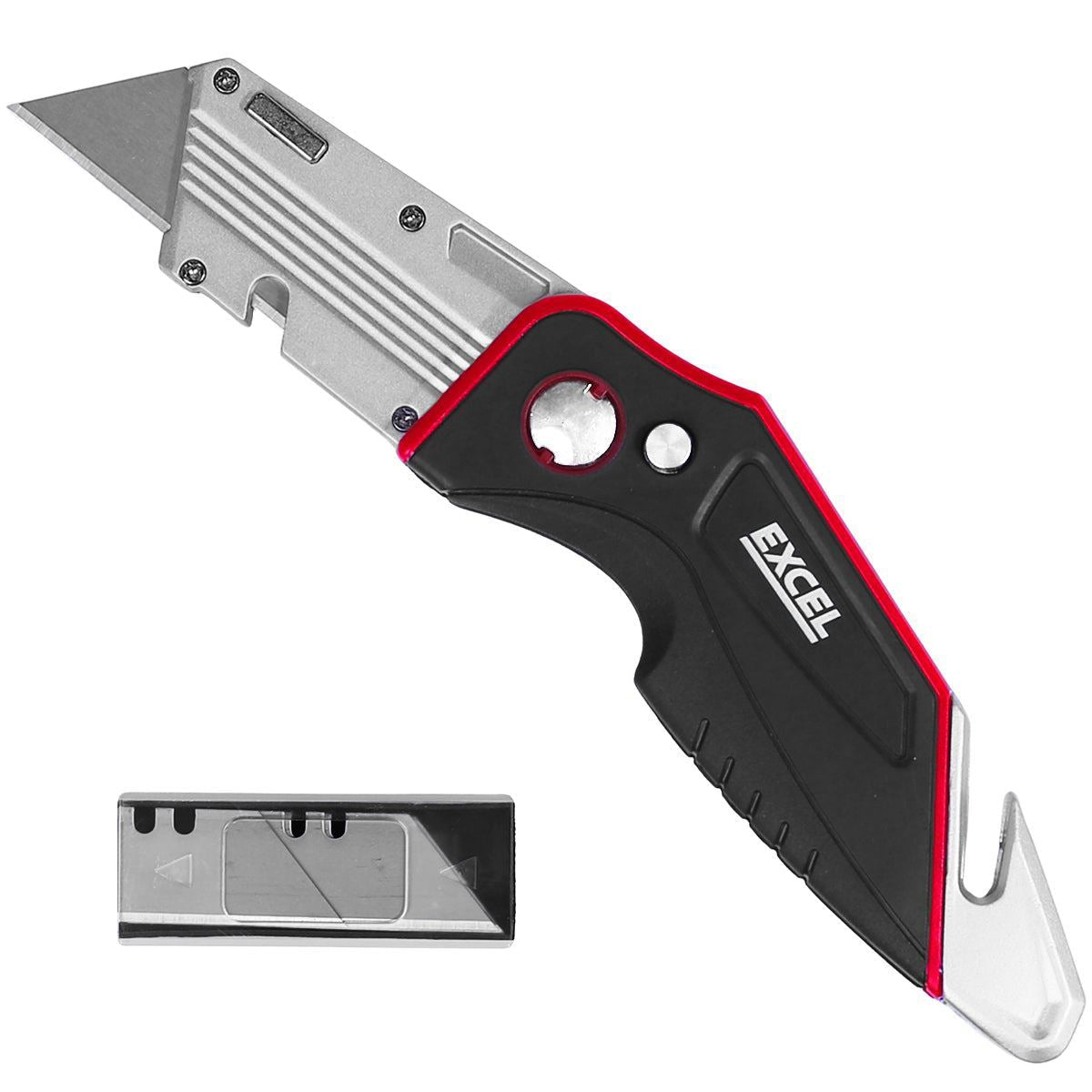 Excel Folding Utility Knife with 5 Blades Pack of 5