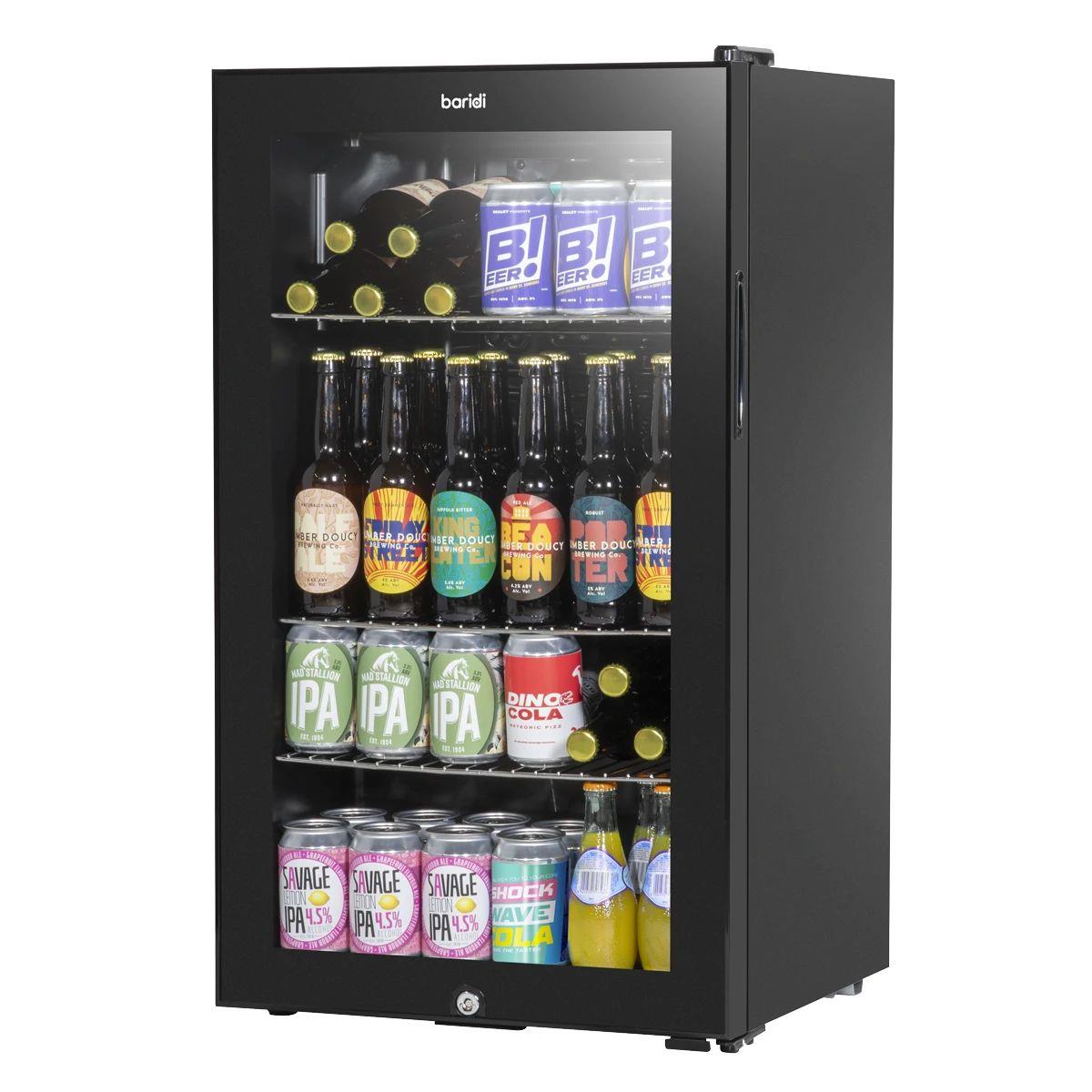 Sealey DH13 Baridi Drinks Fridge 85L Capacity Black 240V/10W
