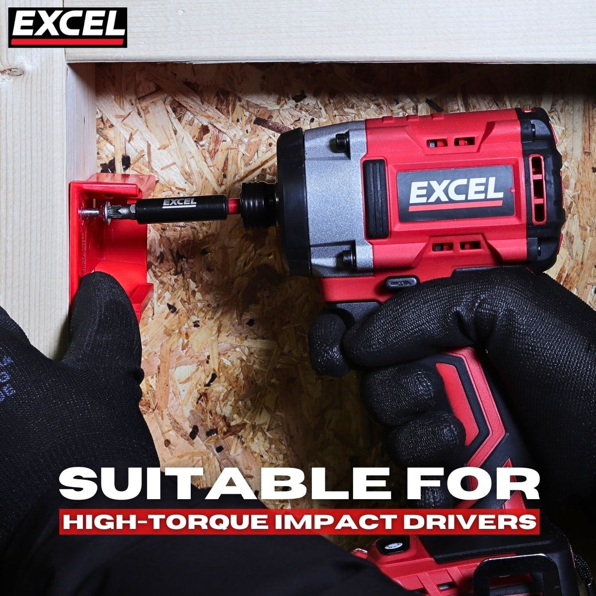 Excel 60mm Magnetic Impact Bit Holder Pack of 5