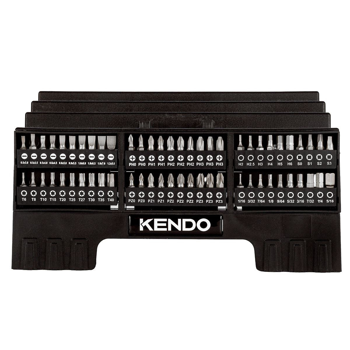 Kendo 101pc Screwdriver & Bit Set with Organiser Stand