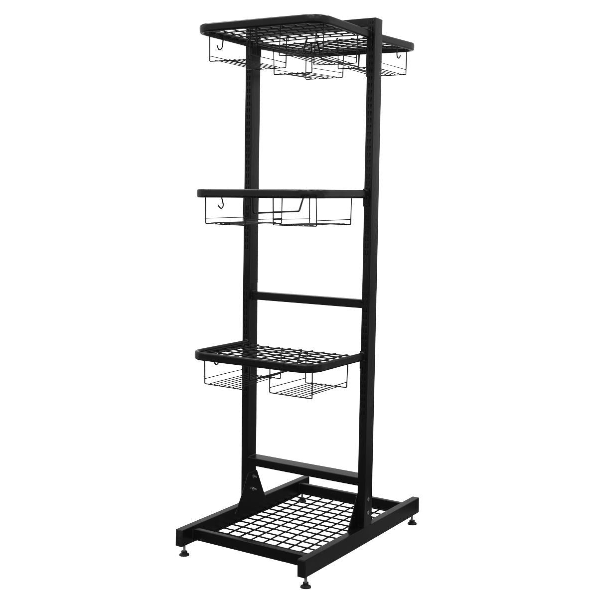 Sealey MS081FS2 Freestanding Motorcycle Helmet & Gear Storage