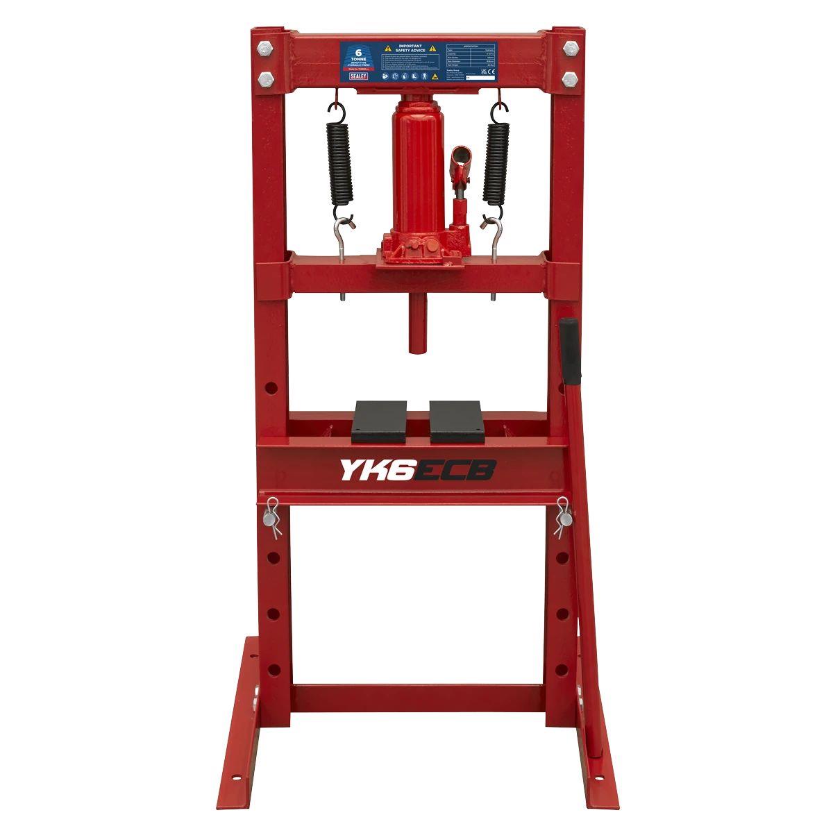 Sealey YK6ECB 6 Tonne Bench Type Hydraulic Press