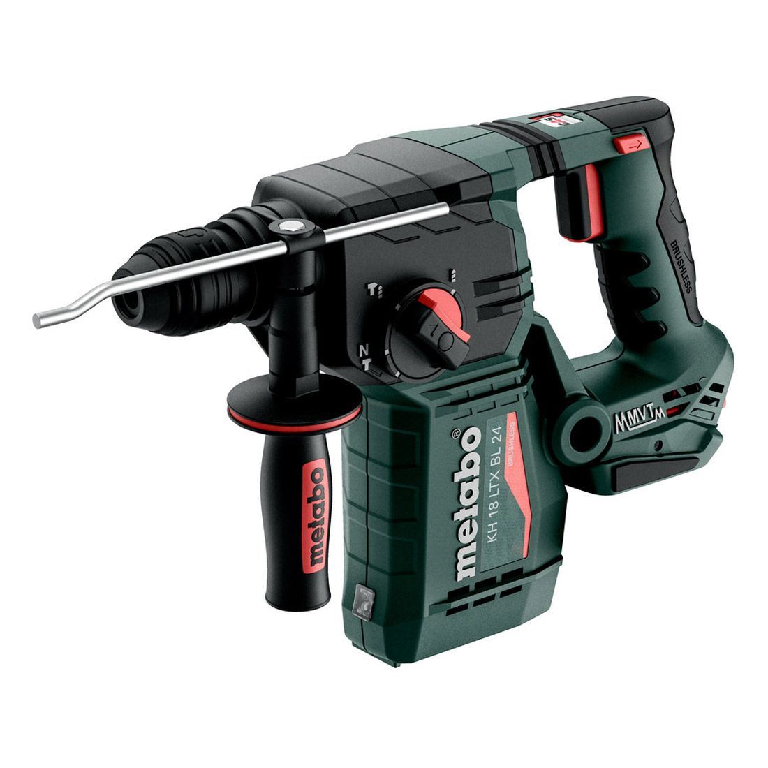 Metabo KH 18 LTX BL 24 18V Brushless SDS+ Hammer Drill with 1 x 5.2Ah Battery Charger & Metabox