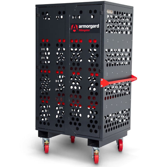 Armorgard FC6 Fittingstor Mobile Fixings Cabinet 1080mm x 765mm x 1880mm Heavy-Duty Solution for Tools