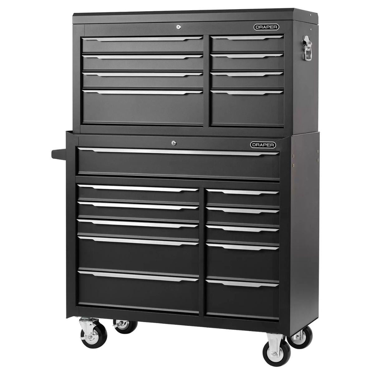 Draper D100-42COMBO Combined Roller Cabinet And Tool Chest 19 Drawer 42 Inch 29357
