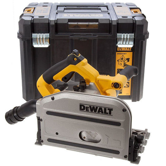 Dewalt DWS520KT 165mm Heavy-Duty Plunge Saw 1300W 240V - No Guide Rail Item Condition Box Opened Never Used