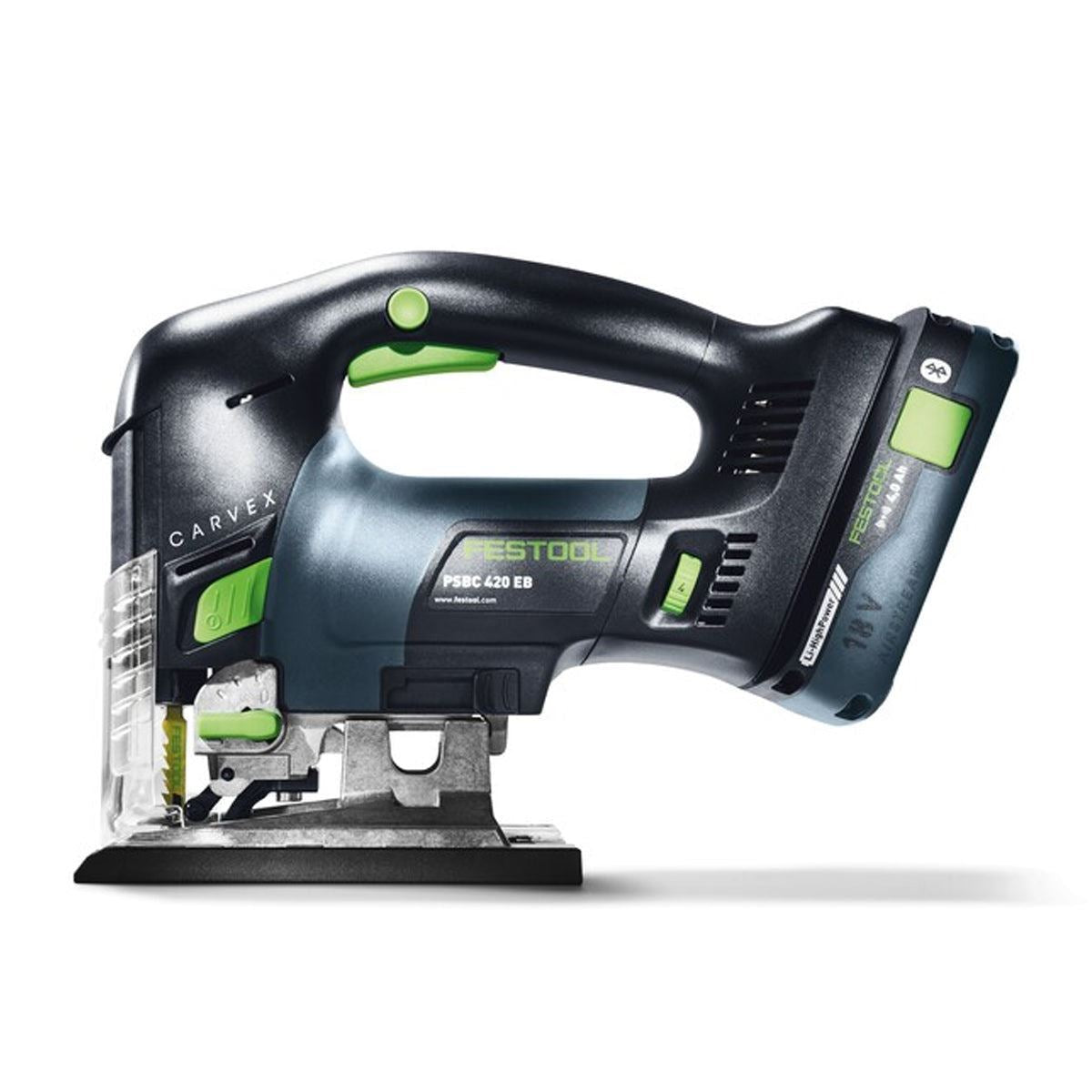 Festool PSBC 420 EB-Basic GB 18V Brushless Pendulum Jigsaw with 1 x 8.0Ah Battery Charger & Case