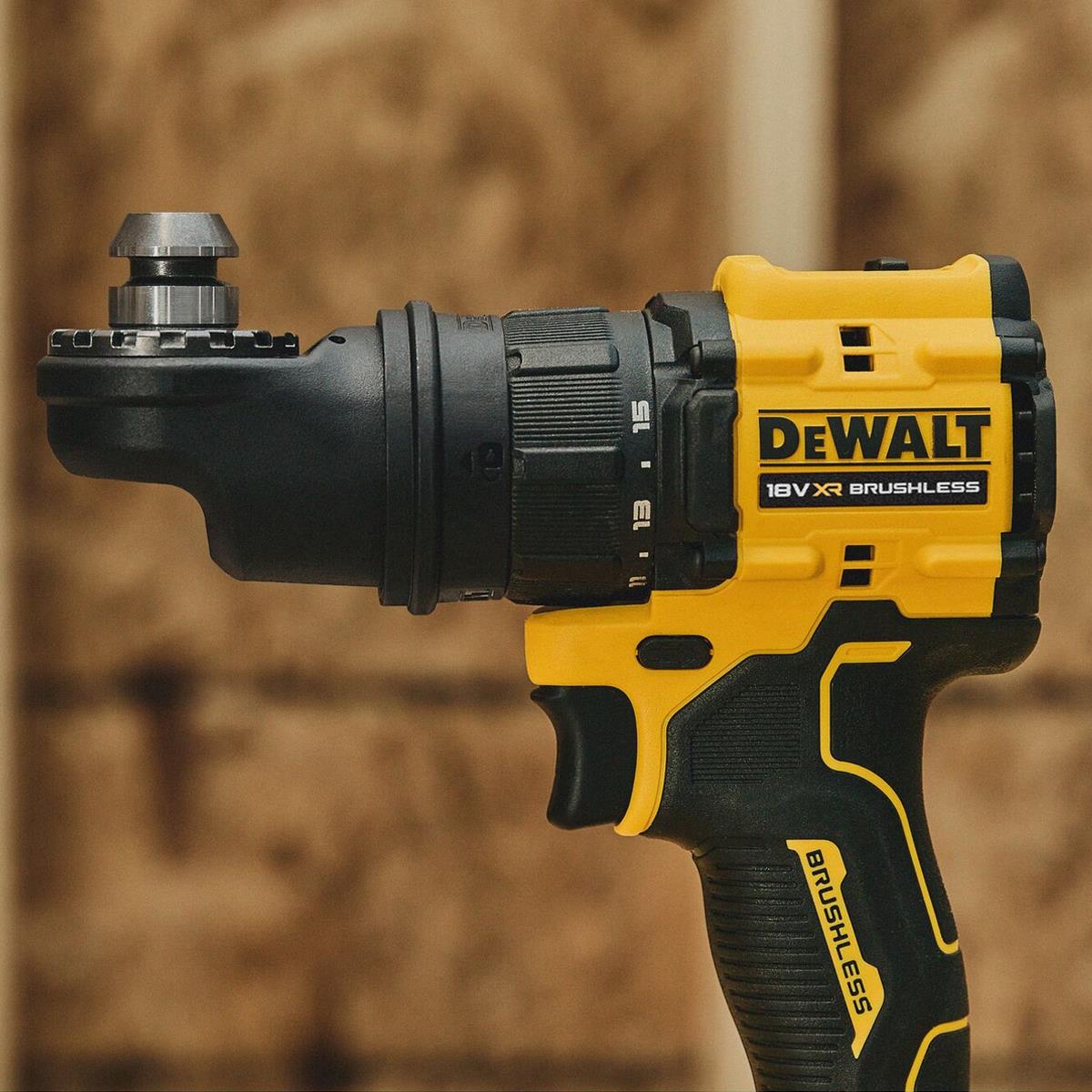 Dewalt DCD803NT-XJ 18V XR Brushless Multi-Head Drill Driver Body Only with Interchangeable Heads & Case