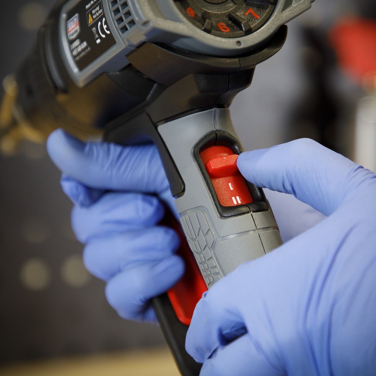 Sealey HS102 3-Speed Hot Air Gun 50-600°C 230V/2000W