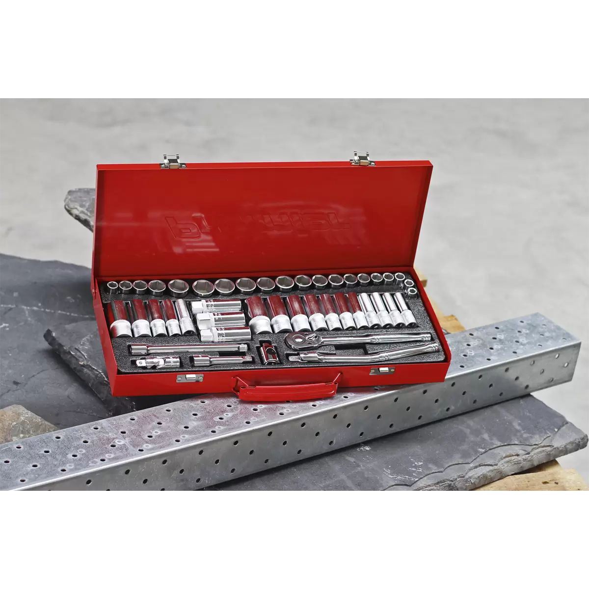 Sealey AK692 Metric/Imperial Socket Set 3/8