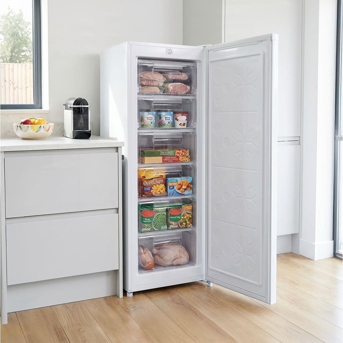 Sealey DH324 Baridi Freestanding Tall Freezer 177L Capacity White 230V