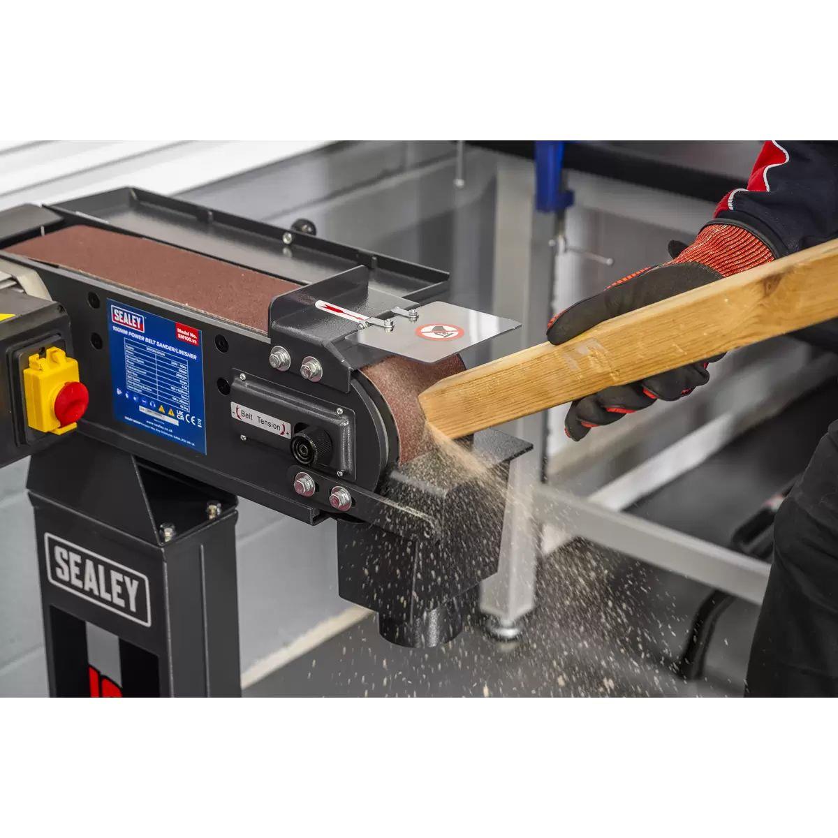 Sealey SM100 Power Belt Sander 100 x 1220mm 1500W/230V