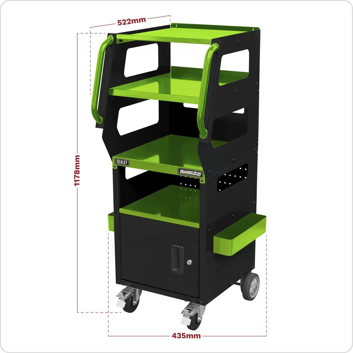 Sealey APDT435 4-Level Multipurpose Trolley for Diagnostics