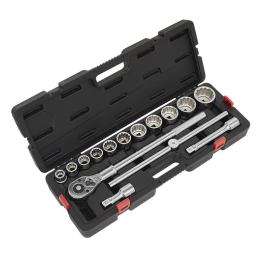 Sealey AK2583 Socket Set 15pc 3/4"Sq Drive