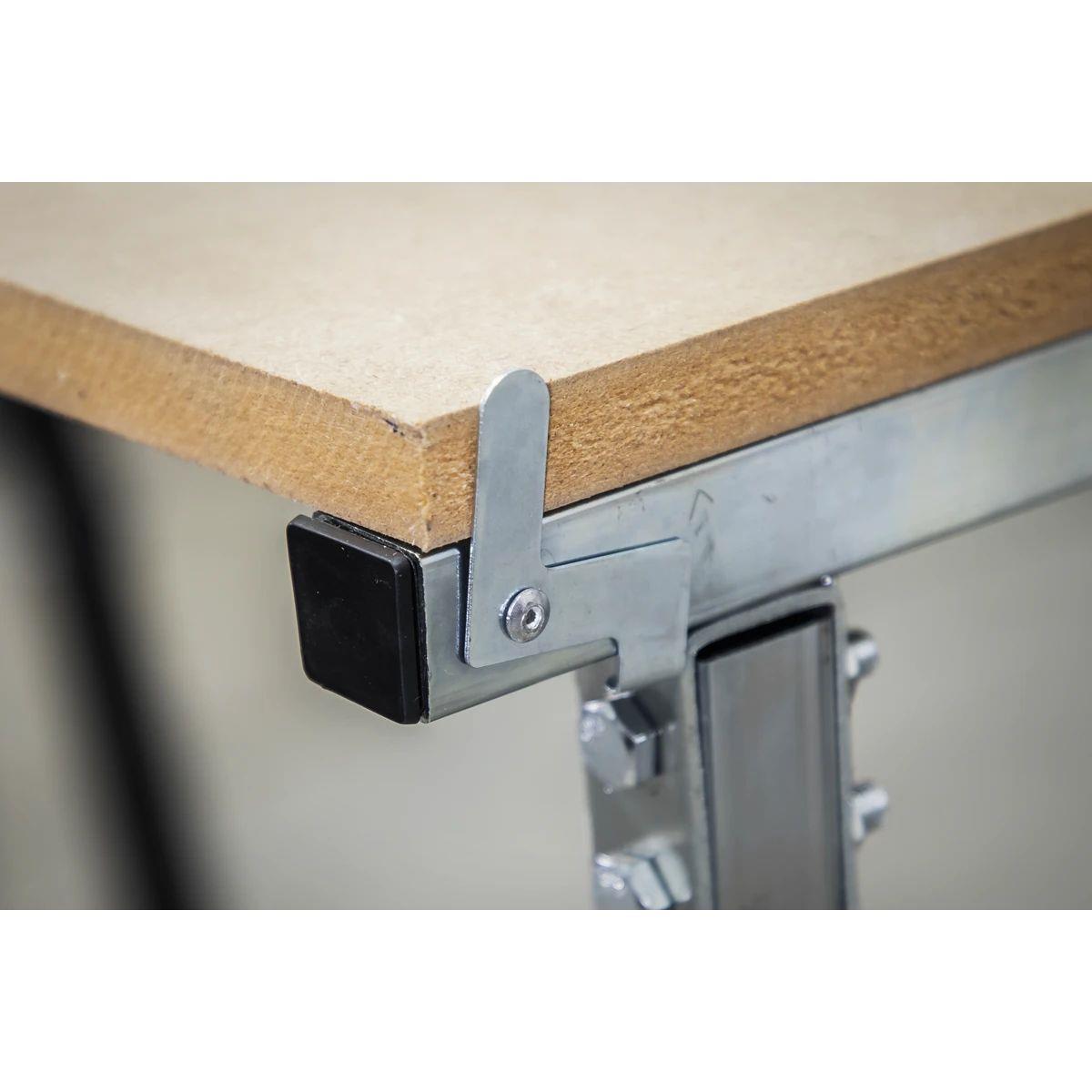 Sealey FDT32 Fold Down Telescopic Trestle 200kg Capacity Pair