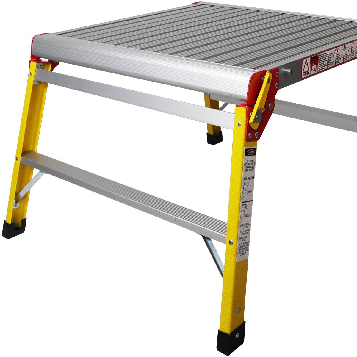Excel 600 x 600mm Fibreglass Heavy Duty Platform Folding Hop Up Pack of 2