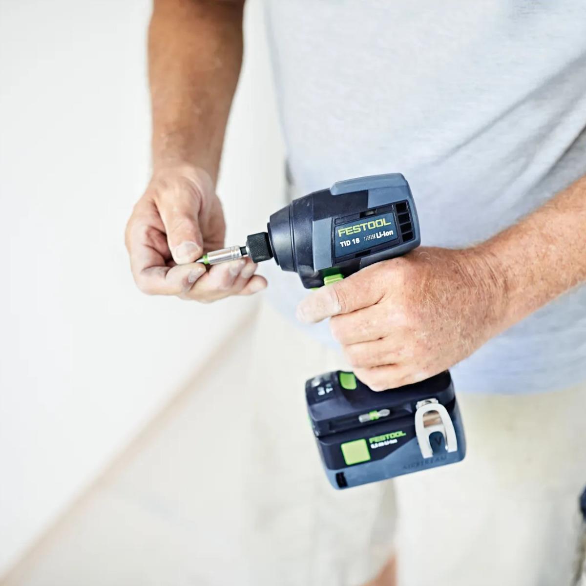 Festool TID 18 HPC4,0I-Set T18GB 18V Brushless Impact Driver & Drill Driver Twin Set with 2 x 4.0Ah Battery, Charger & Case 577245