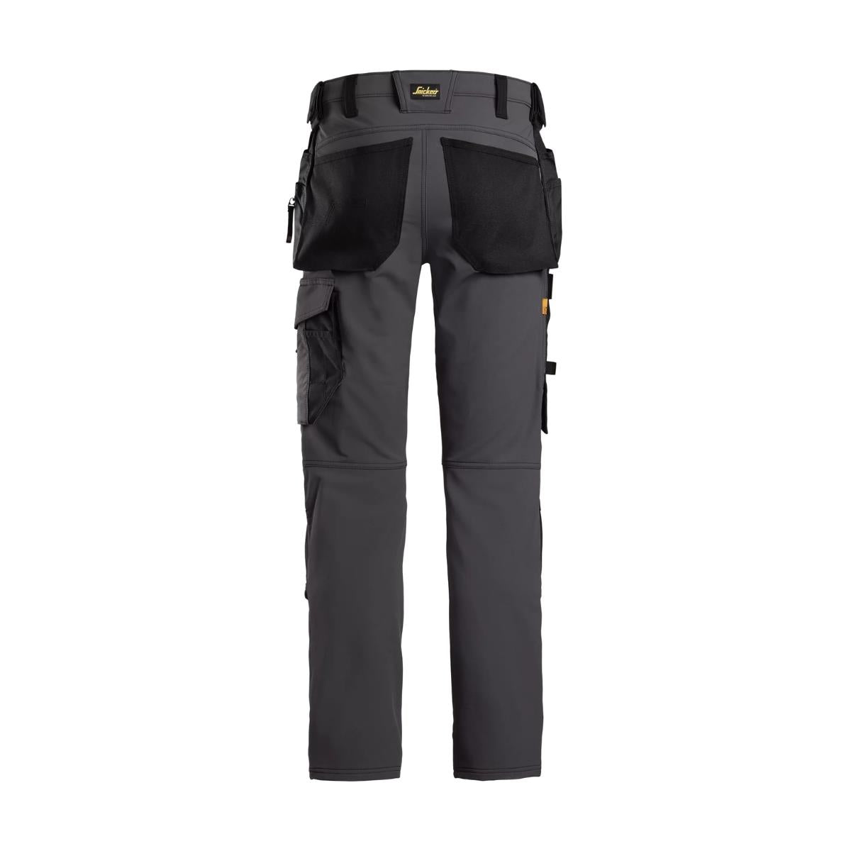 Snickers AllroundWork Full Stretch Trousers with Holster Pockets Steel Grey - 32