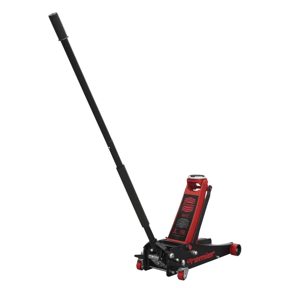 Sealey 3040AR Trolley Jack 3tonne Rocket Lift Red