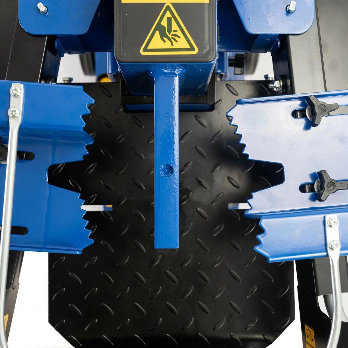 Hyundai HYLS8000VE 8 Tonne Vertical Electric Log Splitter with Hydraulic Ram, Dual Handle Control 550mm Length
