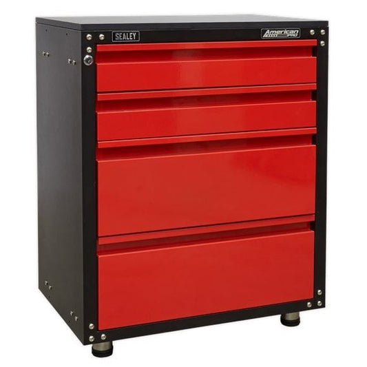 Sealey APMS84 Modular 4 Drawer Cabinet Worktop 665mm