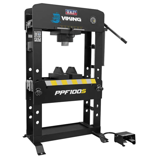 Sealey PPF100S Air/Hydraulic Press 100 Tonne Floor Type