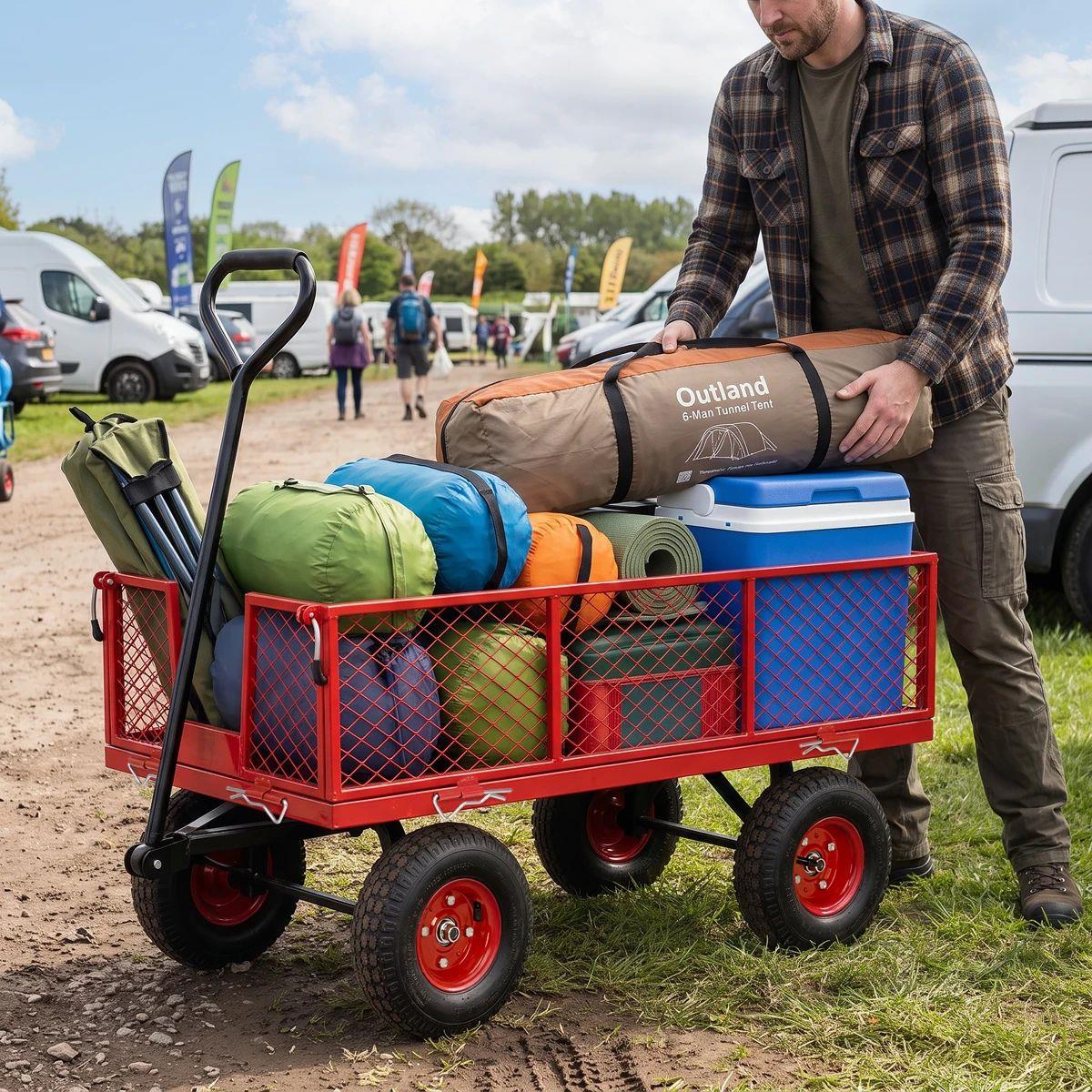 Sealey CST997 Platform Truck with Folding/Removable Sides 200kg Capacity