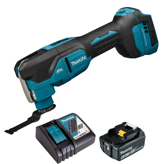 Makita DTM53Z 18V LXT Brushless Multi Tool with 1 x 6.0Ah Battery & Charger