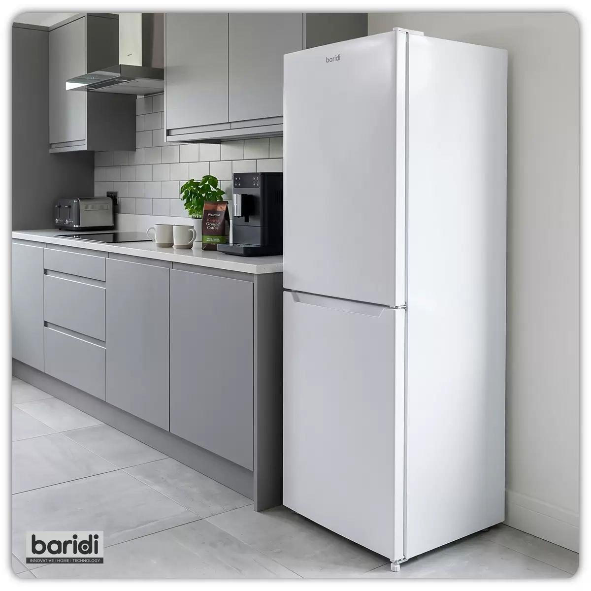 Sealey DH328 Baridi 50/50 Smart Frost Fridge Freezer 254L Capacity White 230V