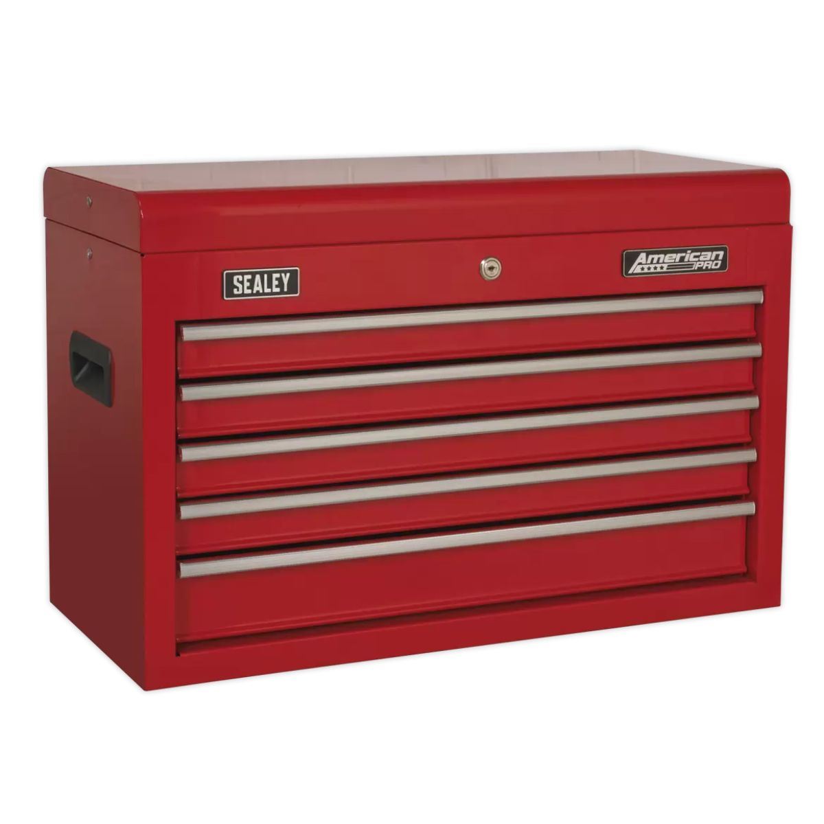Sealey AP225 5 Drawer Topchest with Ball-Bearing Slides Red