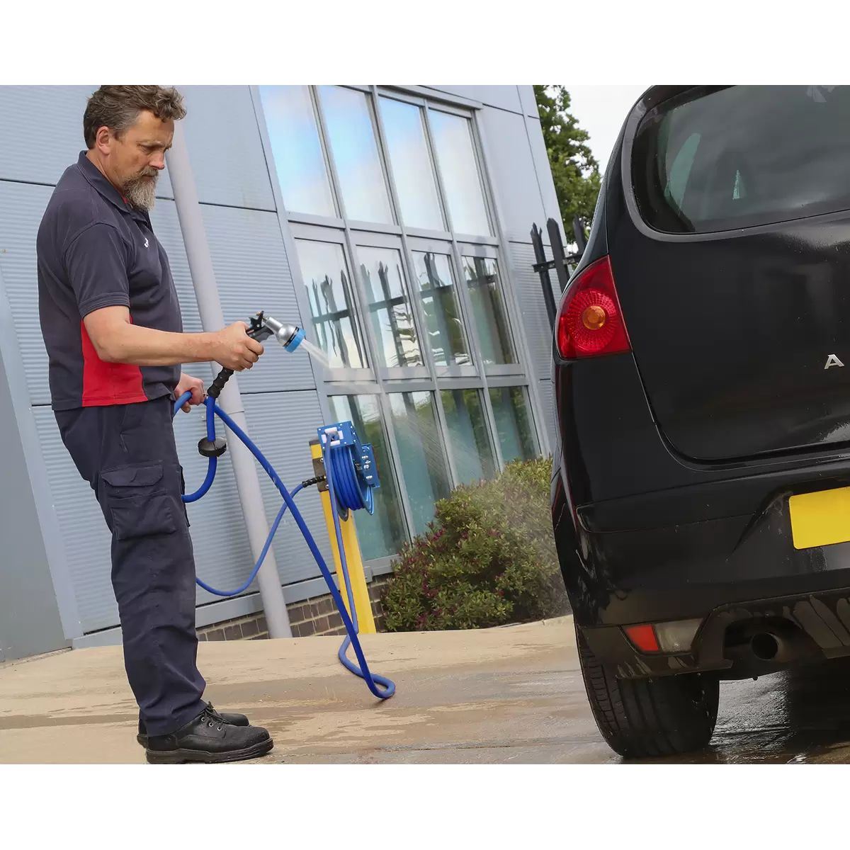 Sealey WHR1512 Retractable Water Hose Reel 15m Ø13mm ID