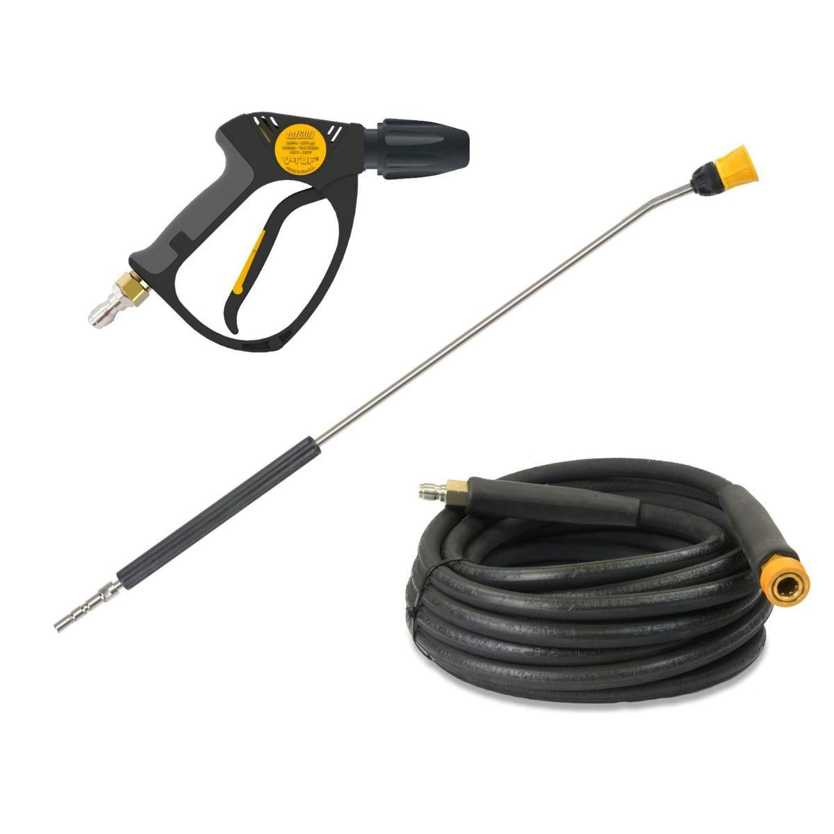 V-TUF RAPIDVSC415V Hot Water Stainless Industrial Mobile Pressure Washer 2200psi, 150Bar & 15L/min