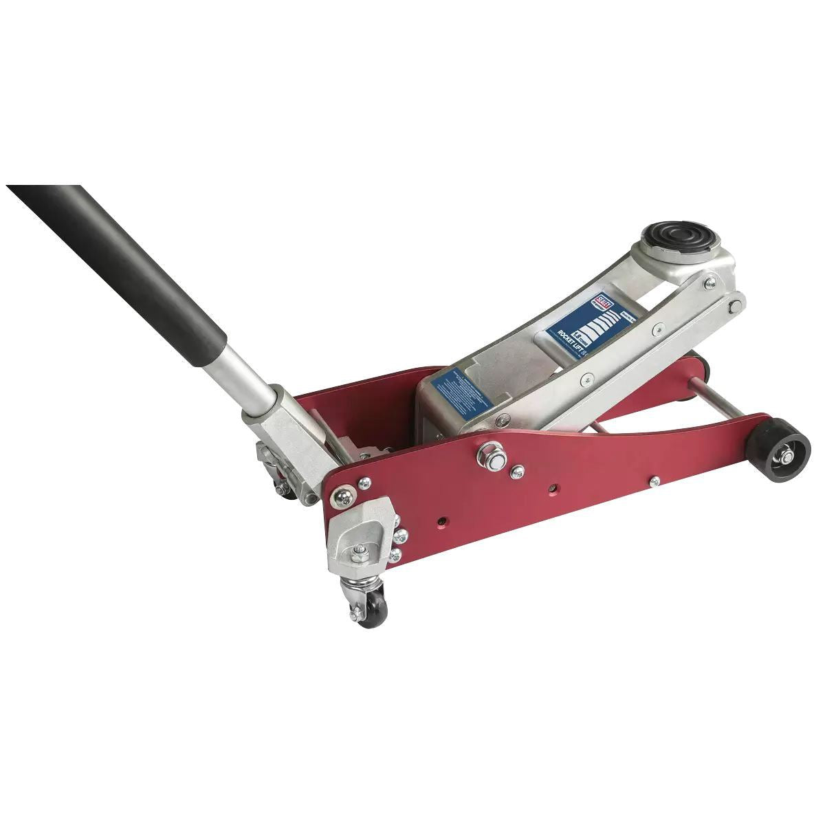 Sealey RJA1800 Low Profile Aluminium Trolley Jack with Rocket Lift 1.8 Tonne