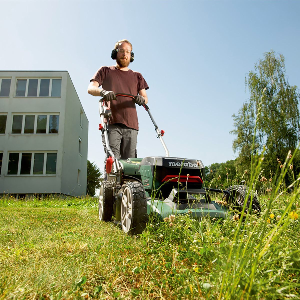 Metabo RM 36-18 LTX BL 46 36V Brushless 46cm Lawn Mower with 2 x 2.0Ah Battery & Charger
