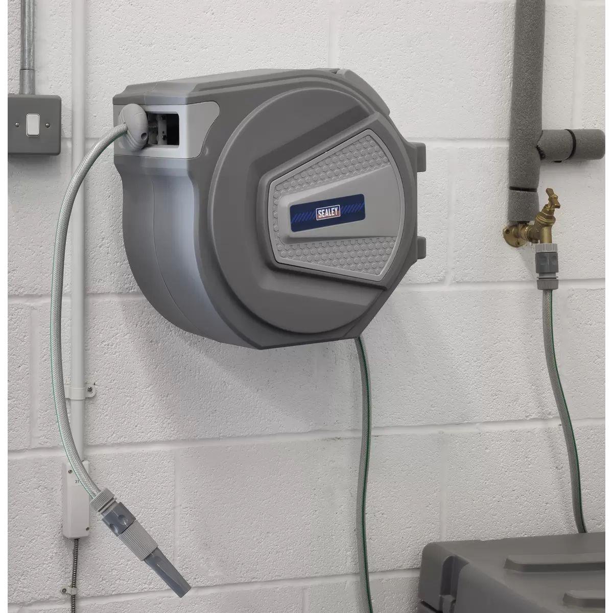 Sealey RWH30 30m Auto-Rewind Control Garden Hose Reel