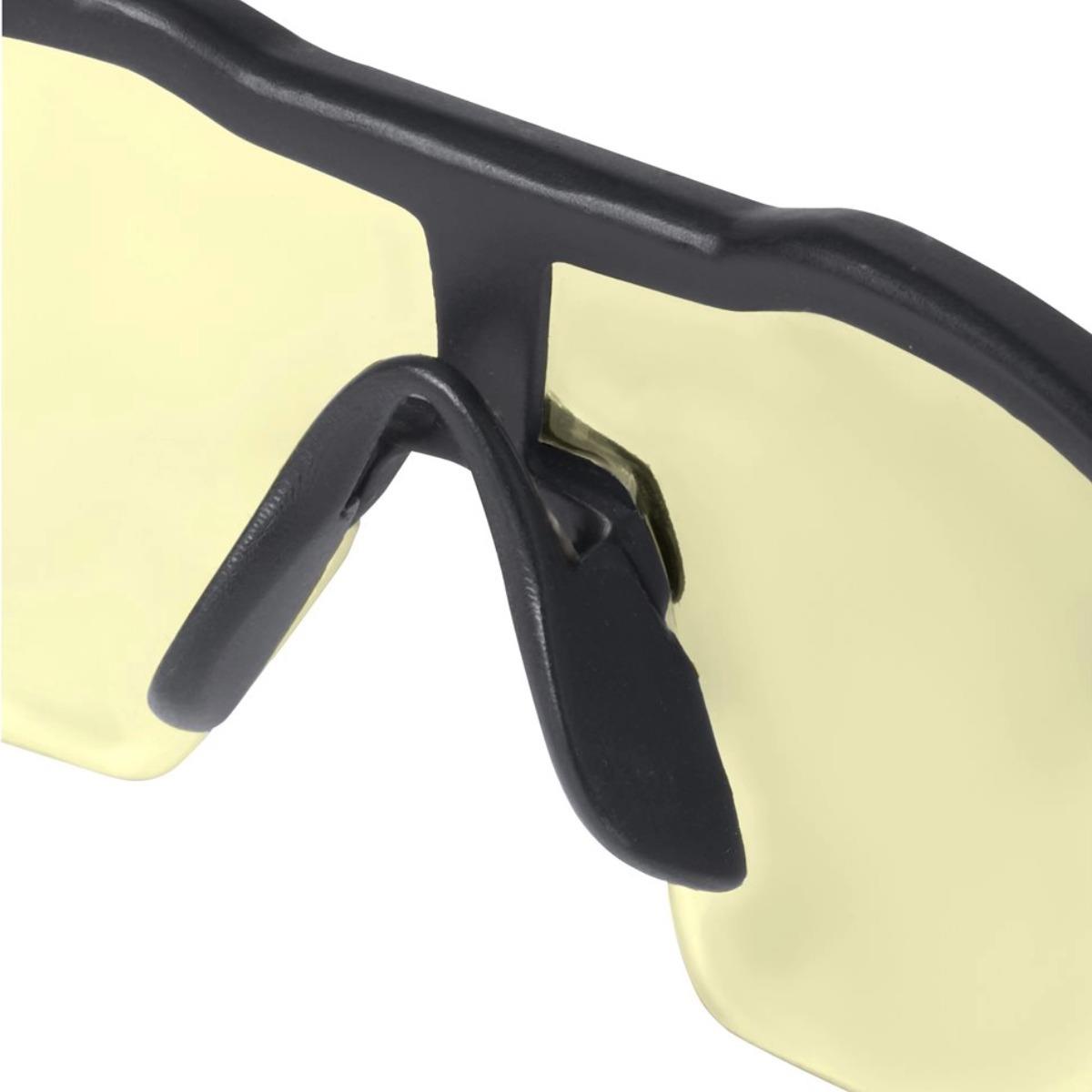 Milwaukee Anti-Scratch Enhanced Safety Glasses Yellow 4932478927