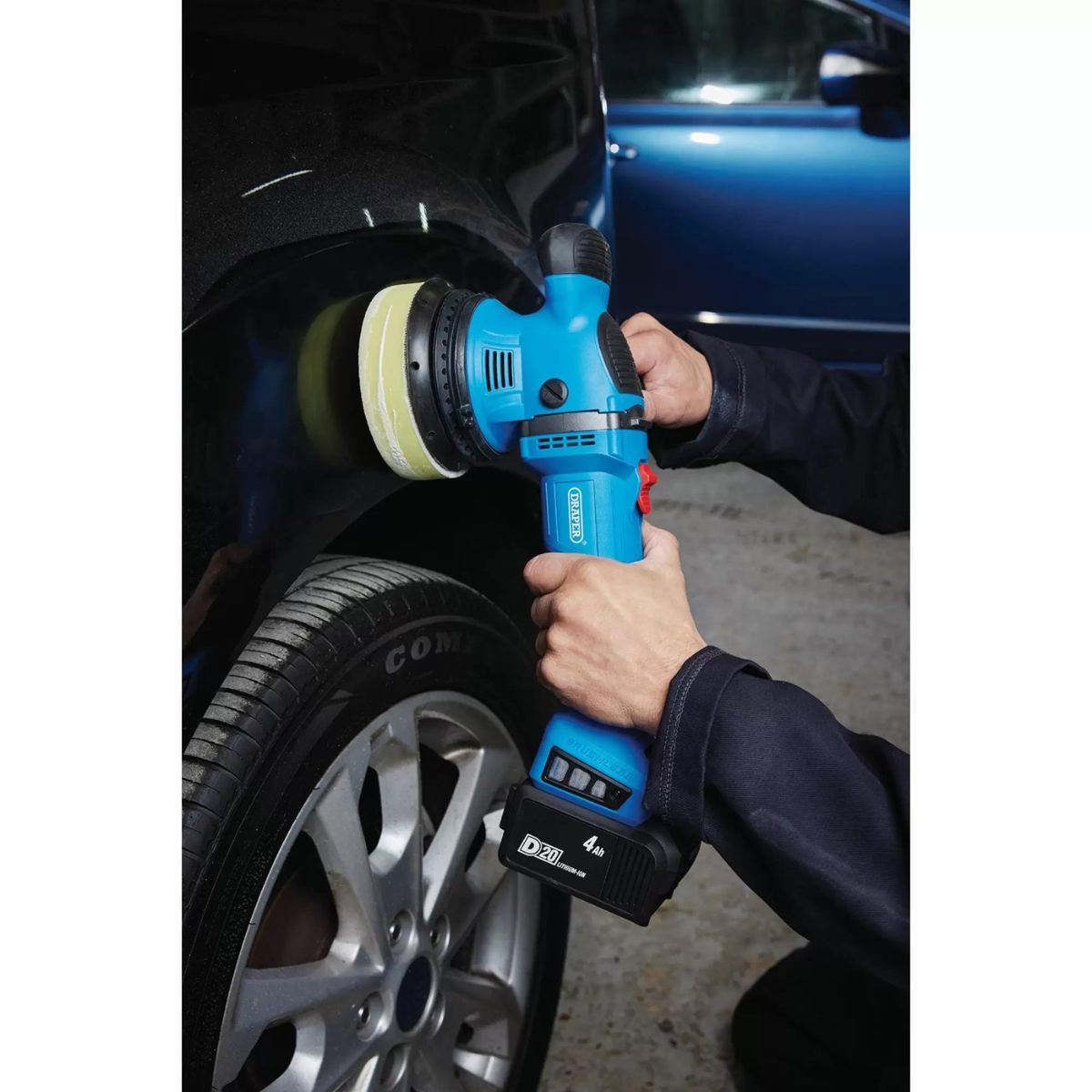 Draper D20ROP 20V Brushless Random Orbit Polisher 125mm Body Only 58318