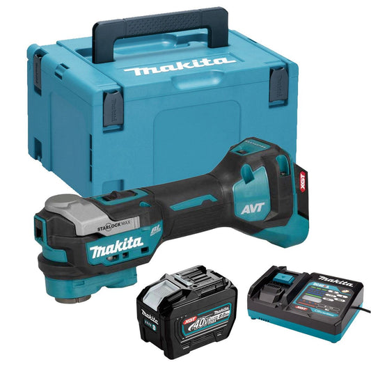 Makita TM001GZ02 40VMax XGT Brushless Cordless Multi Tool with 1 x 8.0Ah Battery Charger & Case