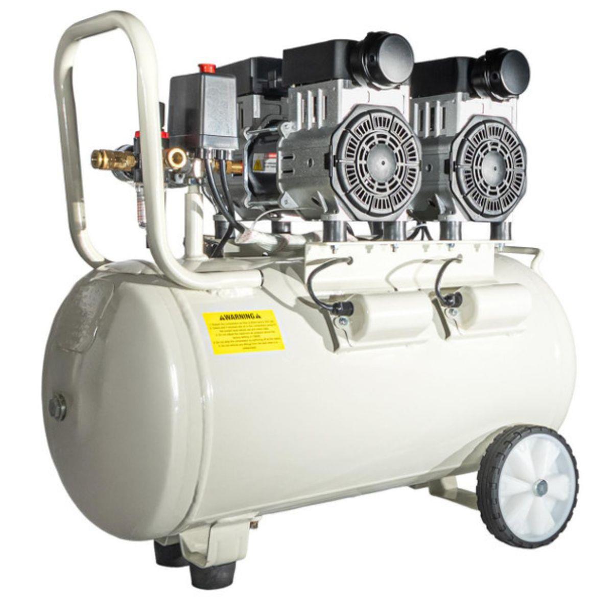 Hyundai HY27550X 50L Oil Free Low Noise Portable Electric Air Compressor 118psi 230V/1500W